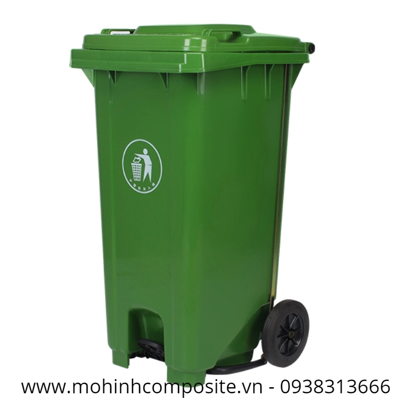 mau thung rac nhua composite dep11 1 5605 - Thùng rác từ chất liệu composite cao cấp 120lit